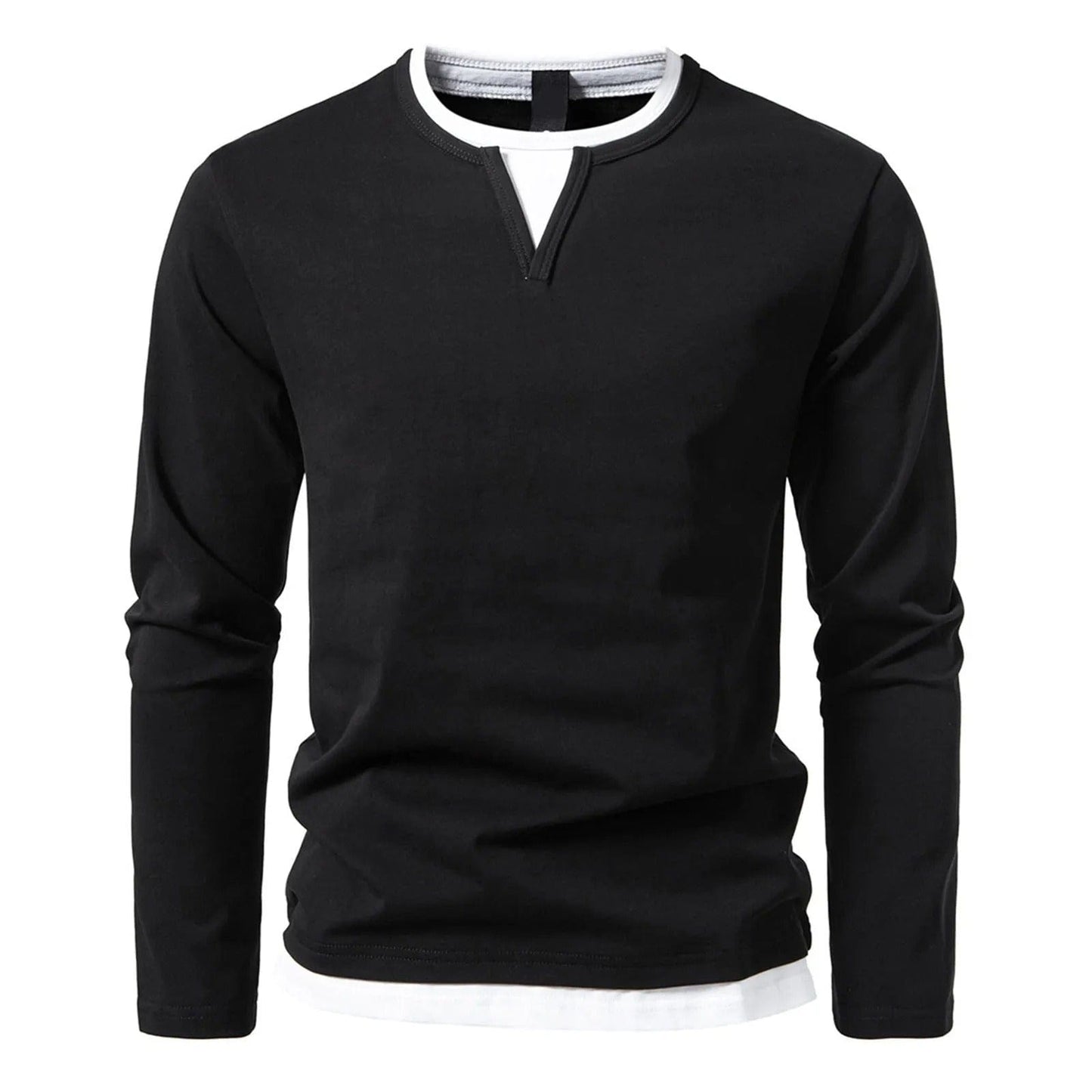 Long Sleeve Henley Tops
