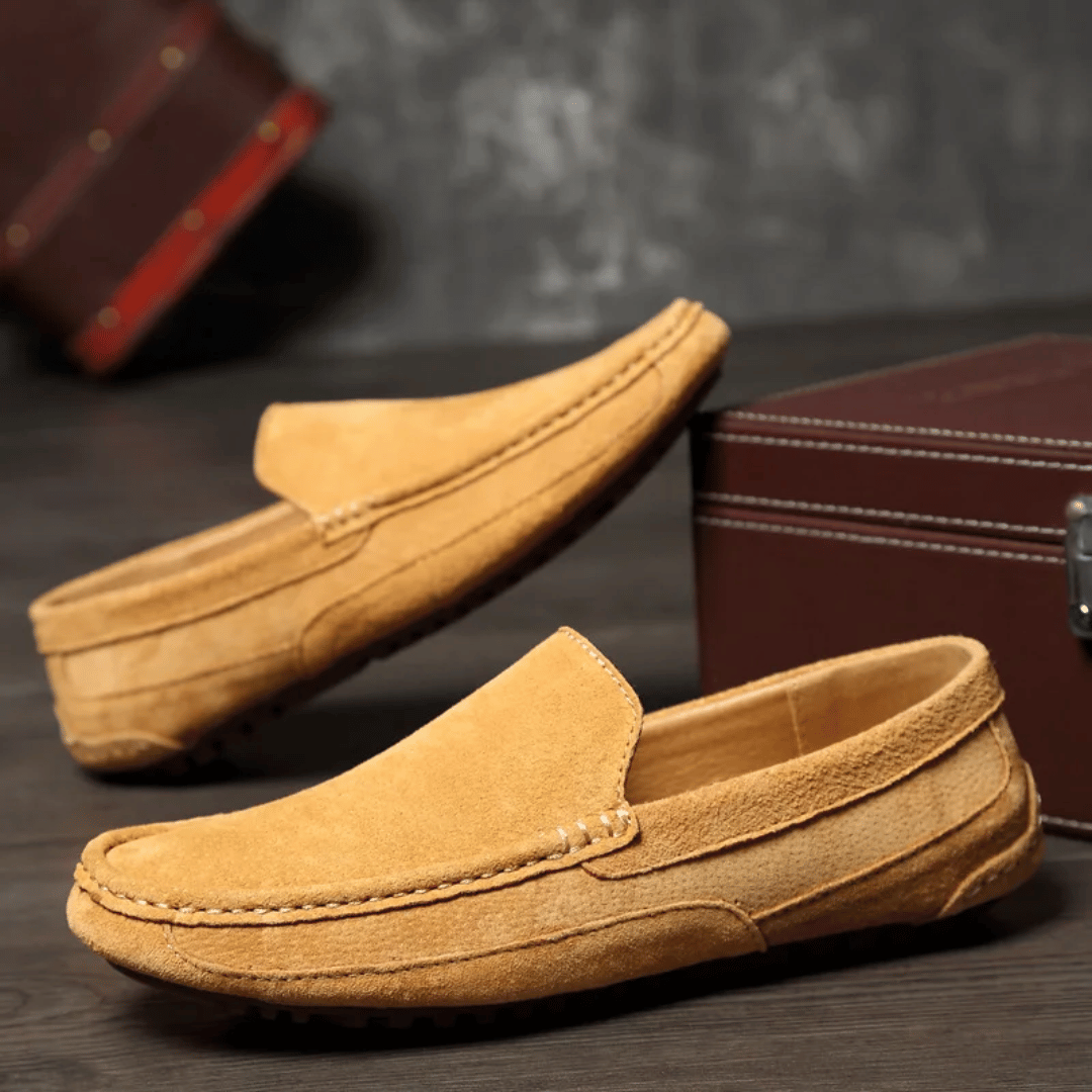 Nicolo Roma Suede Loafers