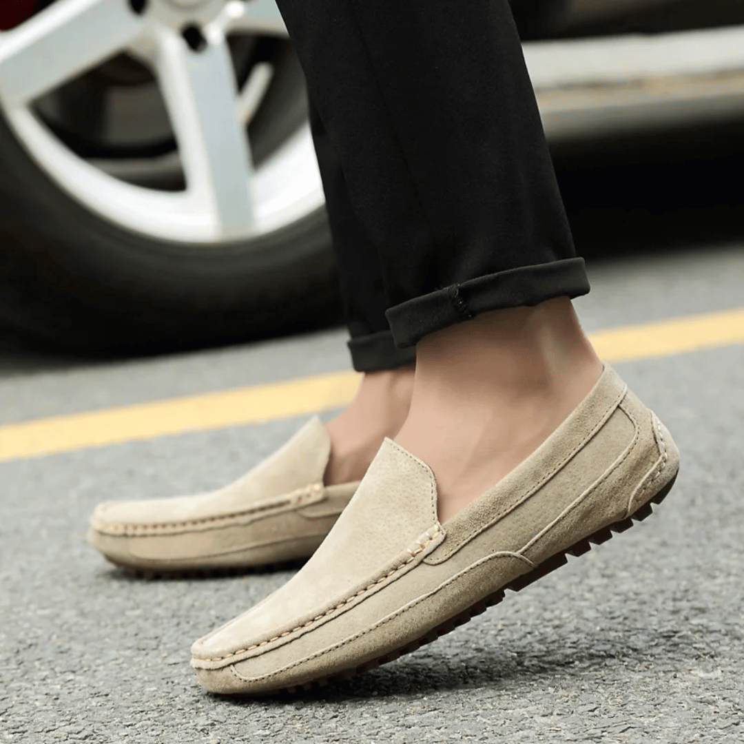 Nicolo Roma Suede Loafers