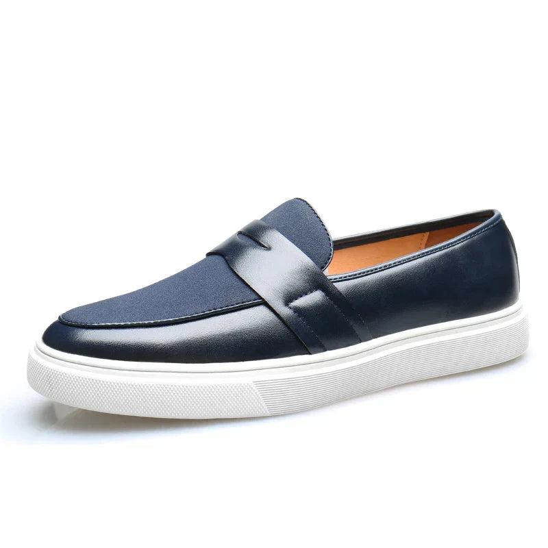 Edward Leather Suede Slip-Ons