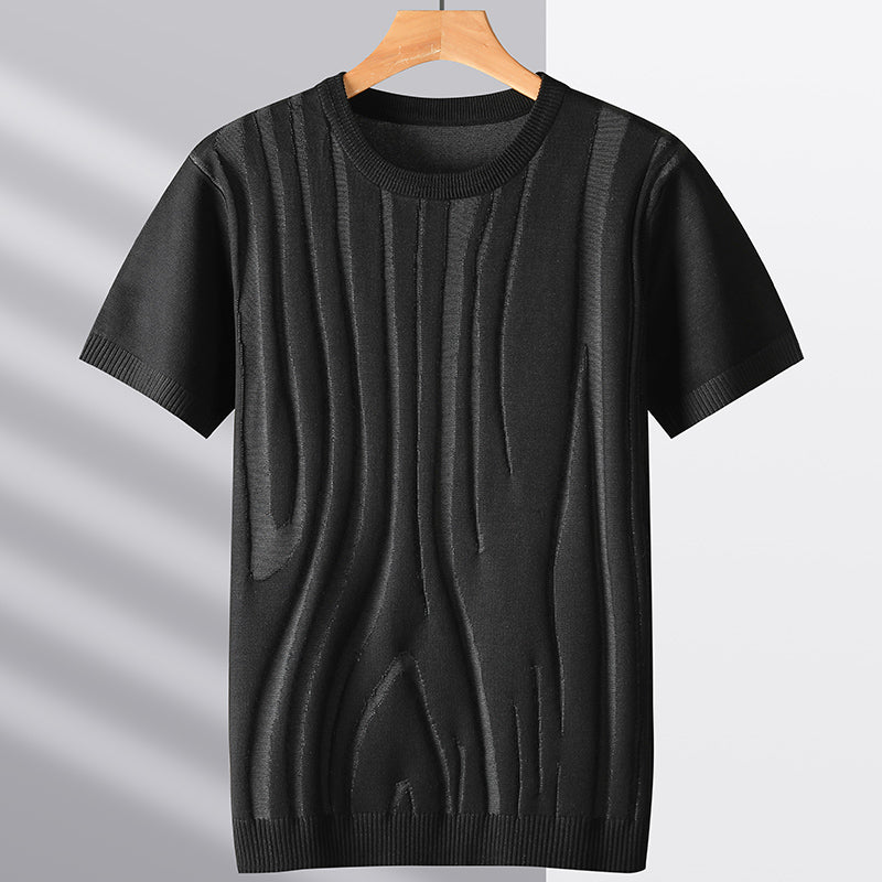 Silkwood Jacquard Knit T-Shirt