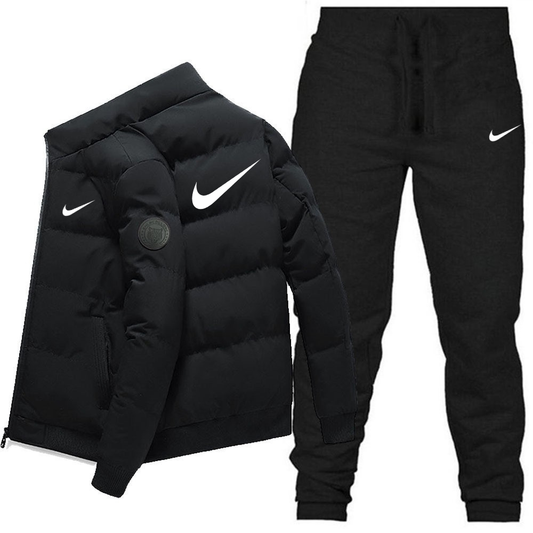 Men’s Puffer Jacket & Joggers Set