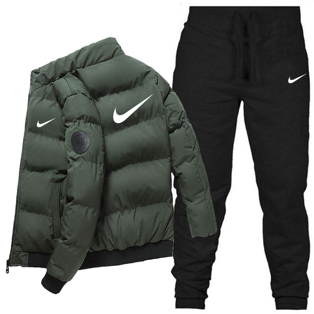 Men’s Puffer Jacket & Joggers Set