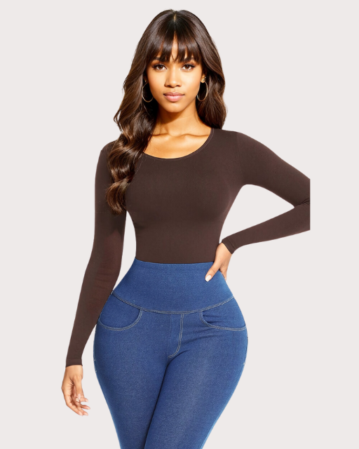 Langärmelige Body Shaper