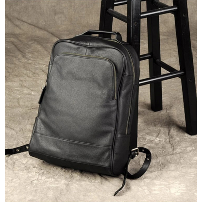 Genuine Leather Backpack for Men's