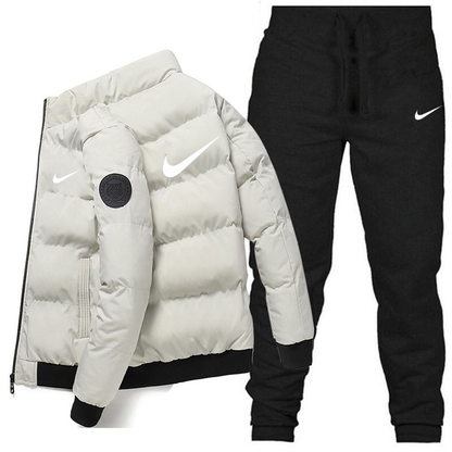 Men’s Puffer Jacket & Joggers Set