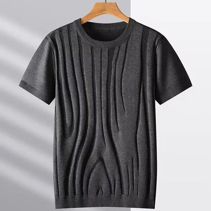 Silkwood Jacquard Knit T-Shirt