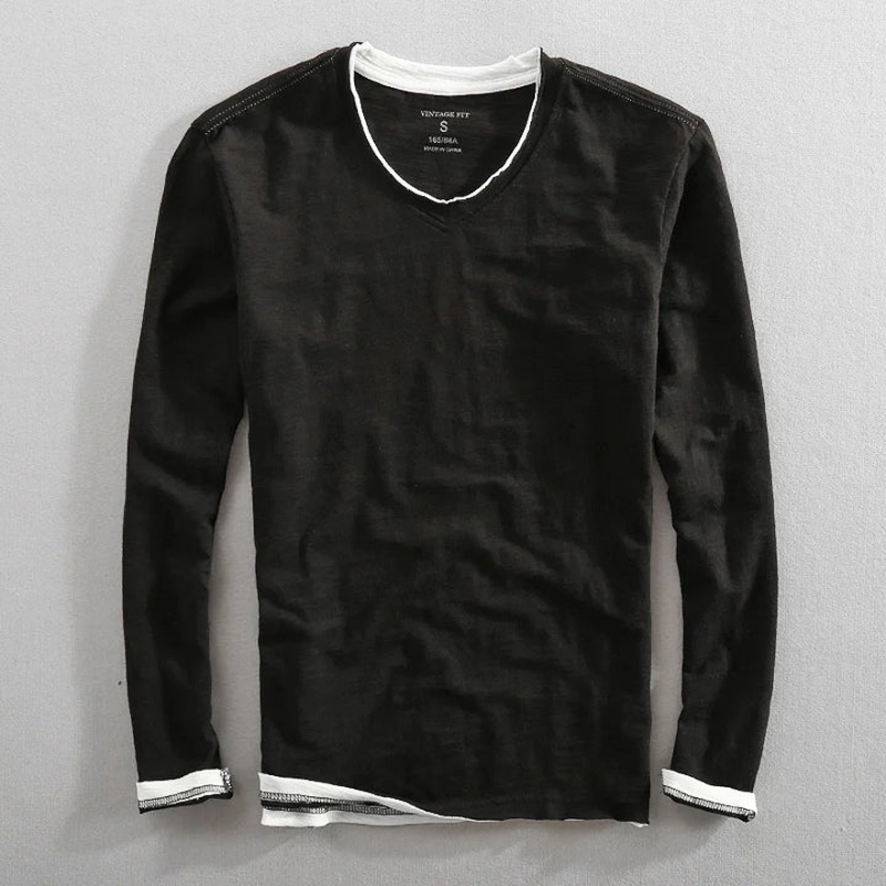 Kaido Long Sleeve Cotton Shirt