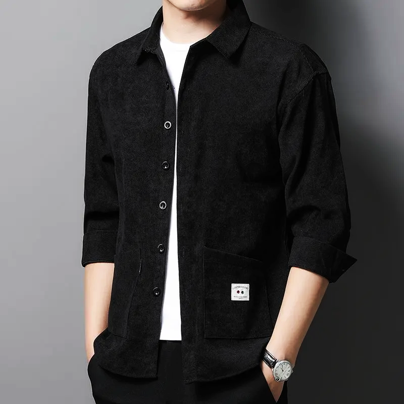 Reyson Corduroy Shirt Beige