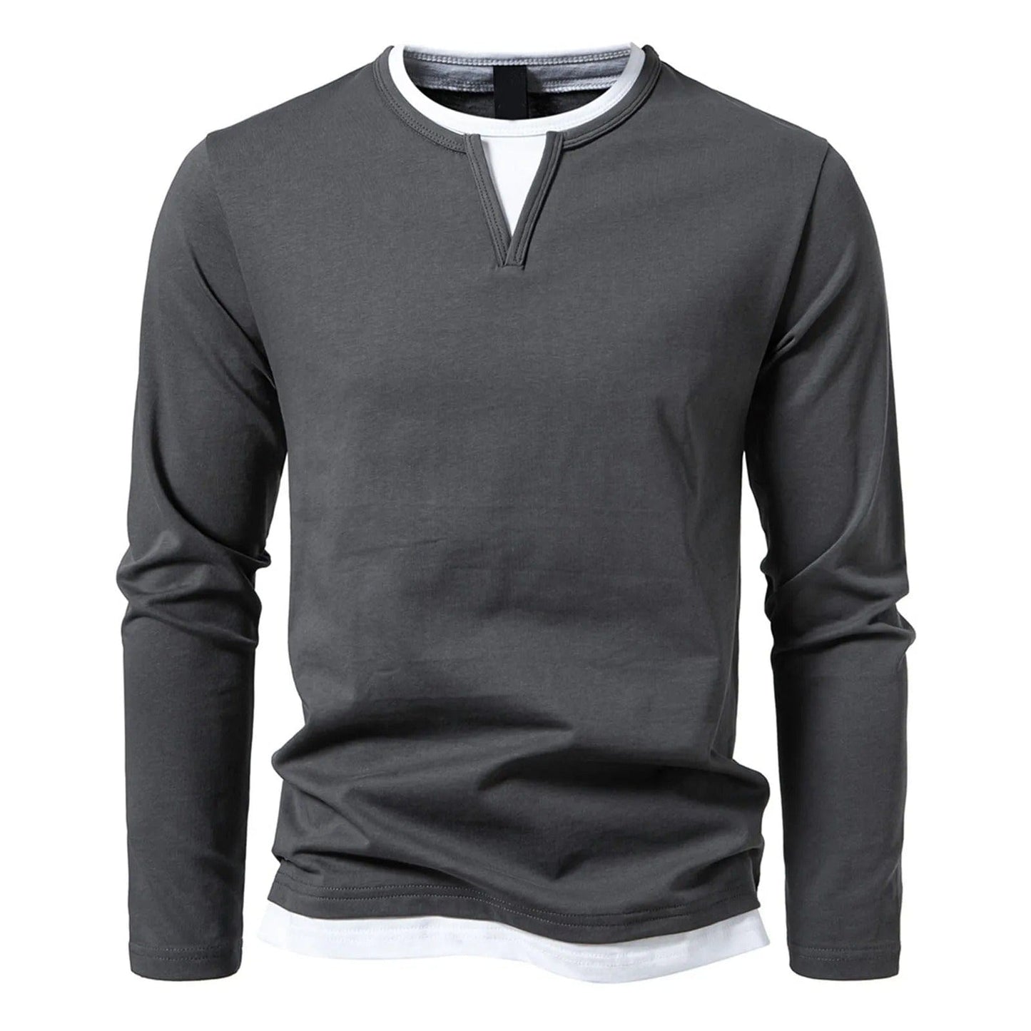 Long Sleeve Henley Tops